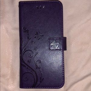 Purple Wallet Iphone 7plus Case